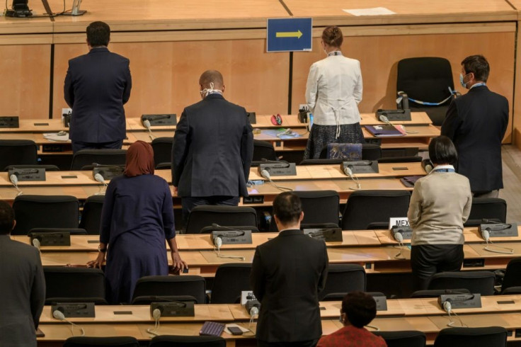 The urgent UN Human Rights Council debate began with a minute of silence for George Floyd