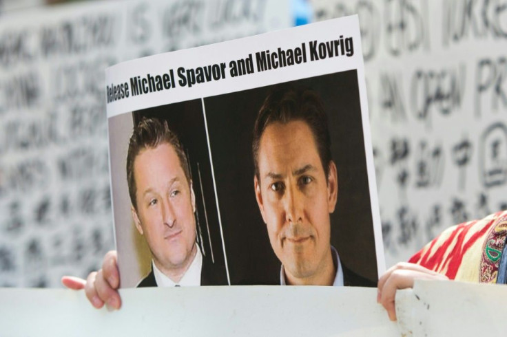 Canadians Michael Spavor (L) and Michael Kovrig were detained shortly after Huawei executive Meng Wanzhou was arrested in Canada, in what is widely seen as retaliation