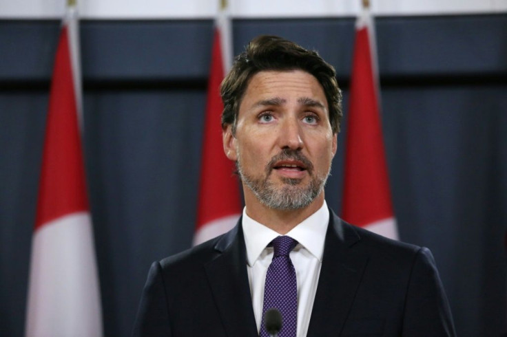 Canadian Prime Minister Justin Trudeau, pictured January 9, 2020, in Ottawa, called on Beijing to send home the pair