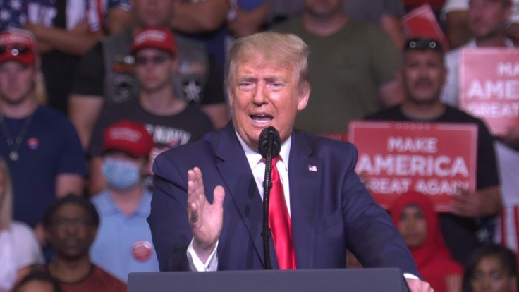 SOUNDBITE At his first rally since the pandemic hit the country, US President Donald Trump says he is encouraging health officials in his administration to slow down testing, arguing that increased tests lead to more cases being discovered. The president 