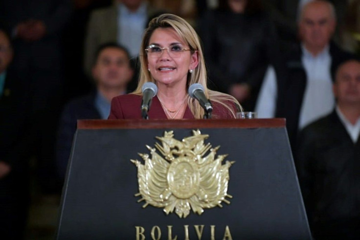 Jeanine Anez assumed the presidency last November after her predecessor Evo Morales fled the country