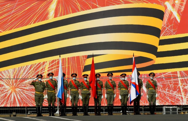 The parade coincides with the anniversary of the first post-war parade on Red Square