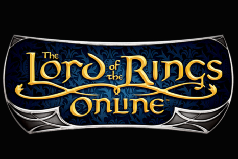 A logo for the game The Lord of the Rings Online