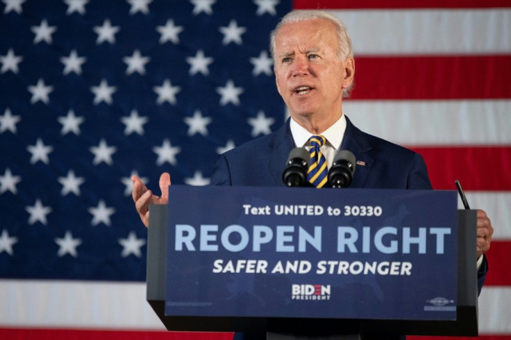 Democratic presidential candidate Joe Biden is leading President Donald Trump in the polls