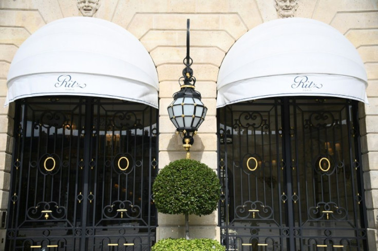 Some 1,500 lots of bed linen to bathrobes and ashtrays from the hotel "Ritz" in Paris have been sold to buyers from 25 countries