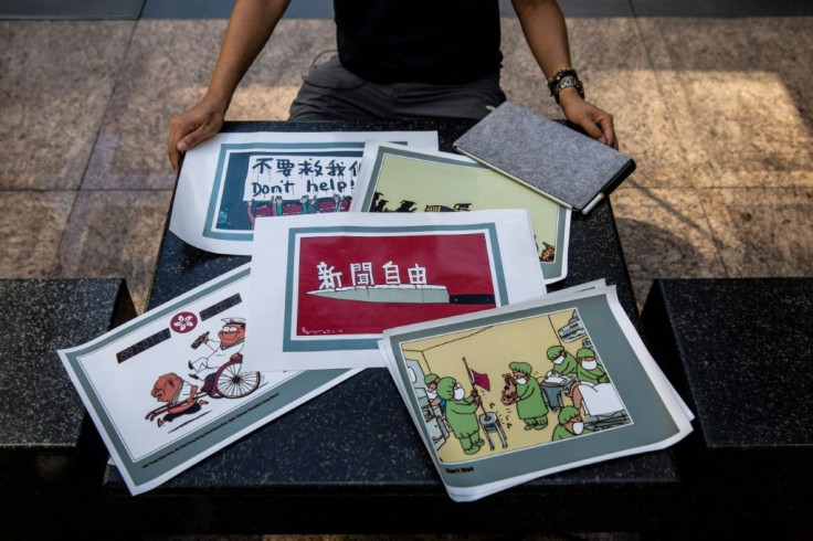 Hong Kong cartoonists say self-censorship is making many government critics pull their punches