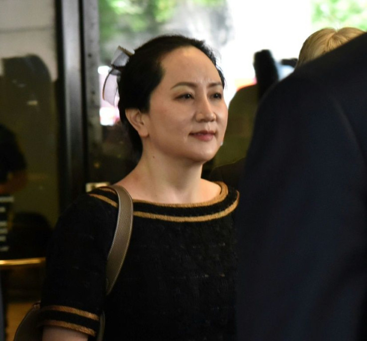 Huawei executive Meng Wanzhou leaves British Columbia Supreme Court in Vancouver in May 2020