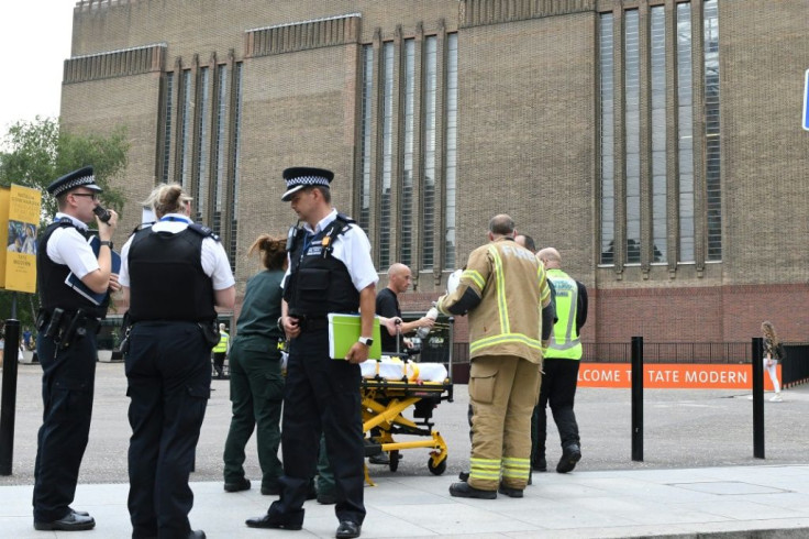 The fall left the young boy, who was visiting London with his family at the time of the attack, with a broken spine, legs and arms