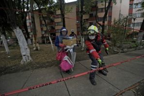 The earthquake that struck the southern state of Oaxaca damaged apartment buildings some 700 kilometers (430 miles) away in Mexico City