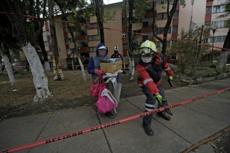 The earthquake that struck the southern state of Oaxaca damaged apartment buildings some 700 kilometers (430 miles) away in Mexico City