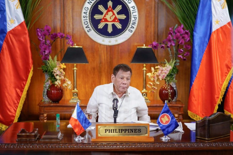 Philippines President Rodrigo Duterte urged ASEAN to leave the Beijing-Washington rivalry well alone
