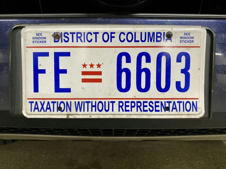 Residents of the US capital Washington, DC have no voting members representing them in Congress, prompting the city to print the revolutionary slogan "taxation without representation" on its license plates