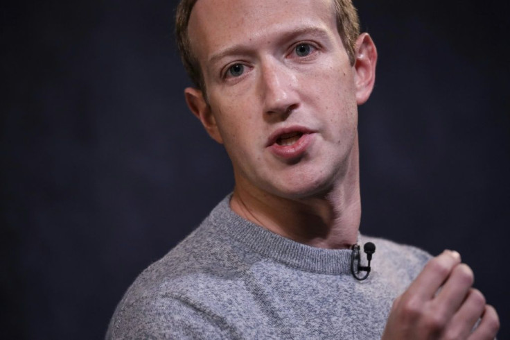 Facebook CEO Mark Zuckerberg, seen in an October 2019 picture, said the social network will step up efforts to curb hateful content and also add tags to rule-breaking posts that are "newsworthy"