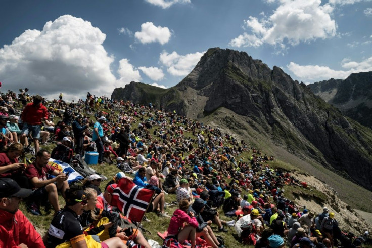 Fans await the peloton on the feared Tourmalet climb in the Pyrenees - but will crowds be allowed on the route this year?