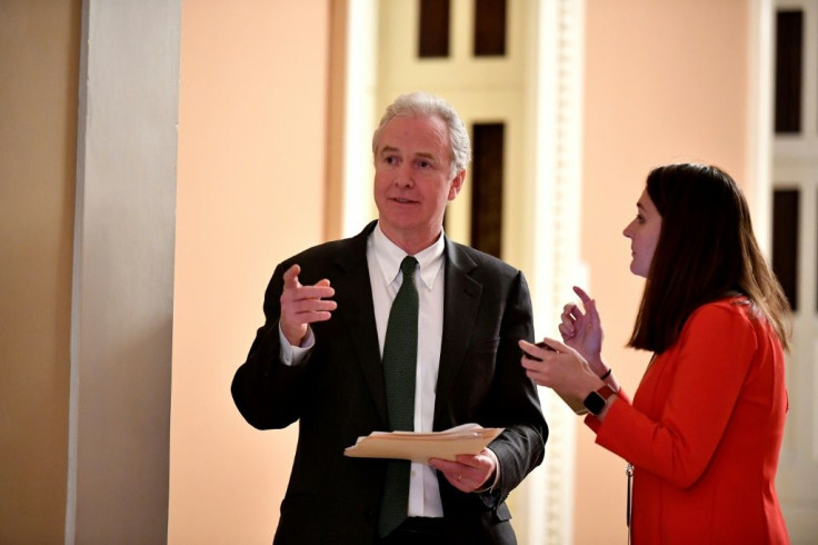 US Senator Chris Van Hollen, seen here in January 2020, has been co-leading a push to impose sanctions over the infringement of Hong Kong autonomy