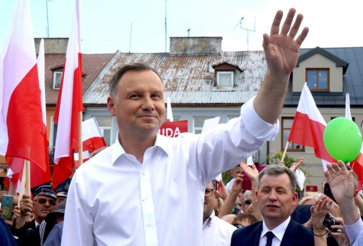 Andrzej Duda on the campaign trail