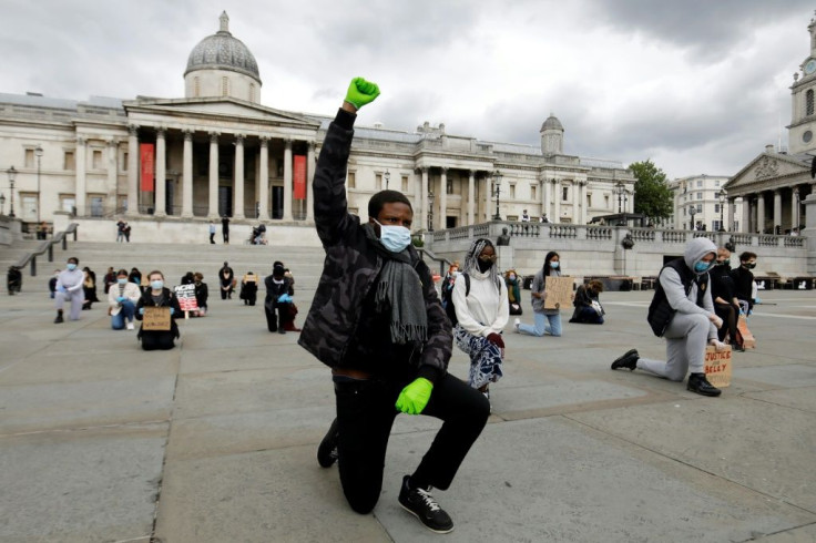 The killing of George Floyd, an unarmed black man who died after a US police officer knelt on his neck, sparked widespread protests in Britain and other countries