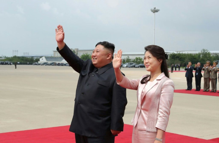 Anti-North Korea leaflets launched from the South included 'dirty, insulting' depictions of leader Kim Jong Un's spouse, Ri Sol Ju (R), Russia's ambassador said