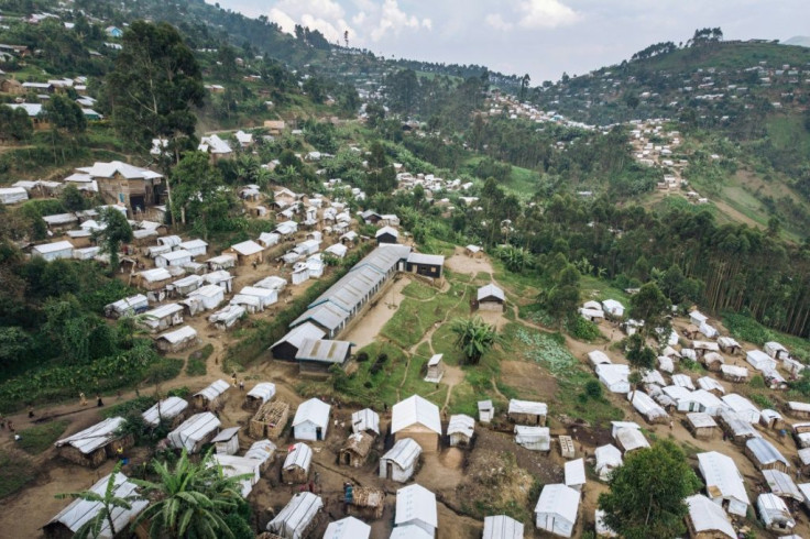 The Kalinga camp in Masisi Territory, eastern DR Congo, houses nearly 9,000 people who have fled their homes