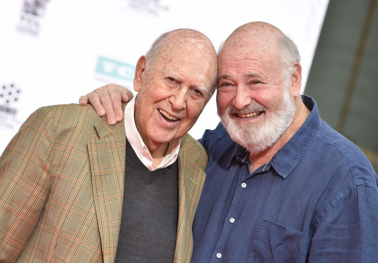 Carl Reiner and Rob Reiner