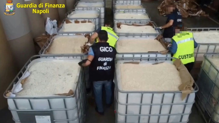 The amount of drugs seized were sufficient to satisfy the entire European market, police said