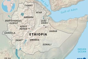 Map of Ethiopia and its regions