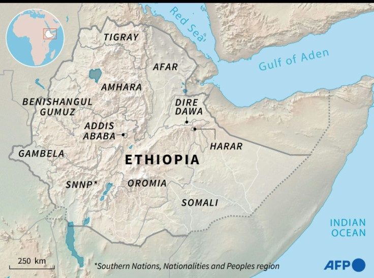 Map of Ethiopia and its regions