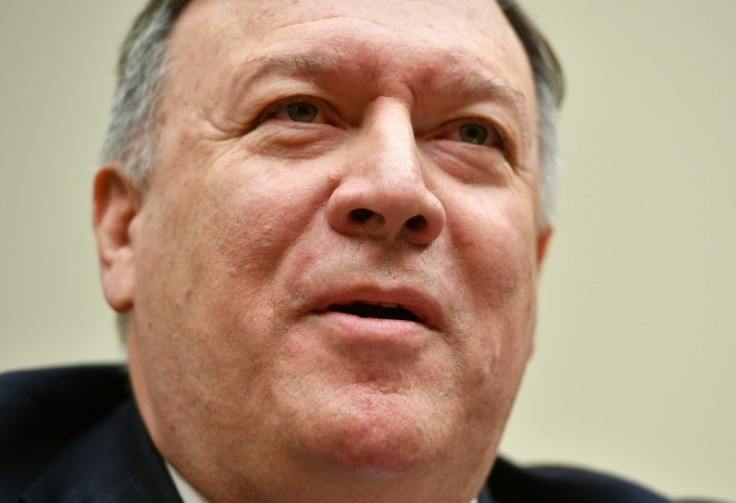 Secretary of State Mike Pompeo, seen here in February 2020, says the Trump administration has raised concerns with Russia over Afghanistan