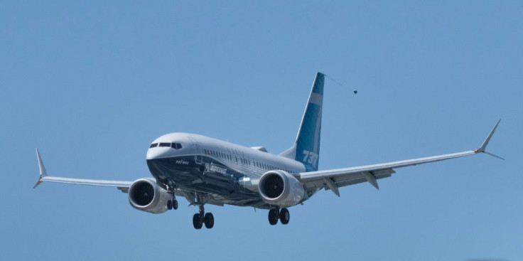 A Boeing 737 MAX aircraft landing earlier this week following a FAA recertification flight