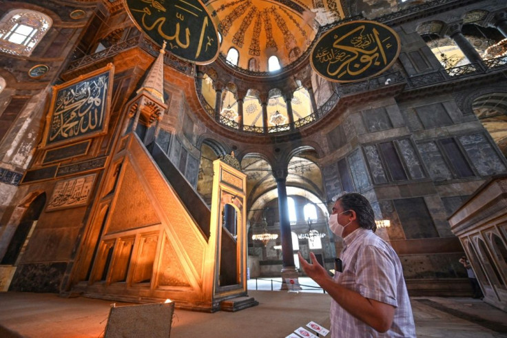 Hagia Sophia was built in the sixth century