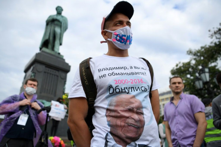 Putin's approval rating has plummeted to historic lows of 59 percent in recent months