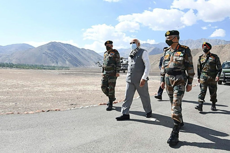 Narendra Modi's trip to Ladakh comes after a deadly clash with Chinese soldiers that saw 20 Indian troops killed last month