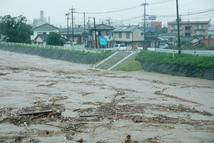 Japan's weather agency issued the highest emergency level of heavy rain warnings to Kumamoto and Kagoshima on Kyushu island