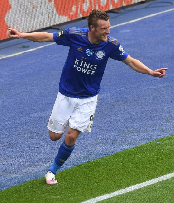 Leicester's Jamie Vardy scored his 100th and 101st Premier League goals on Saturday