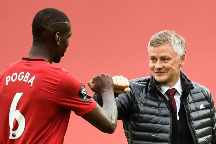 Manchester United manager Ole Gunnar Solskjaer (right) said his side's fine form has slowed him from ageing
