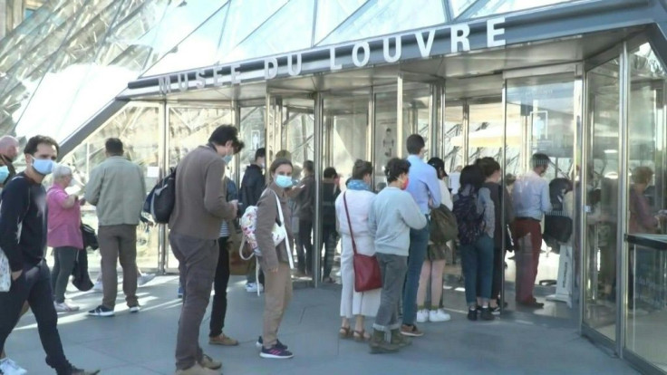 IMAGES The Louvre, the world's most visited museum, reopens after its three-month coronavirus closure today, but with nearly a third of its galleries still shut. (COMPLETES VID1UP544_EN)