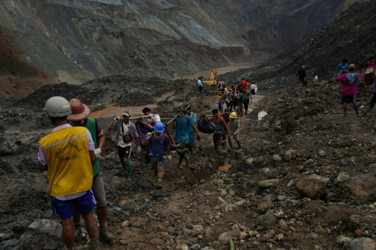 The landslide victims were largely poor migrants who had travelled across the country to prospect in dangerous open-cast mines