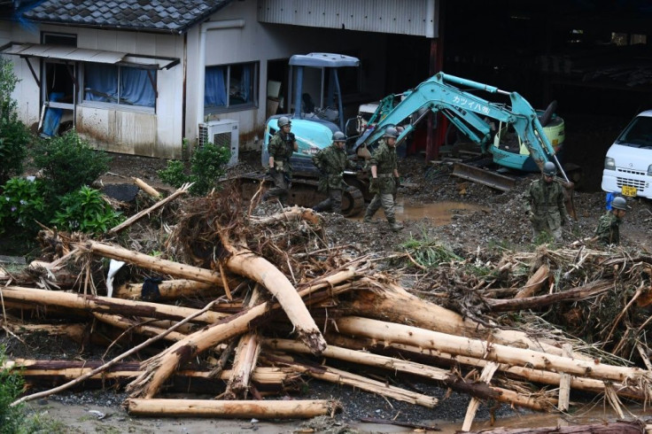 Rescue workers are battling against time to reach stranded people