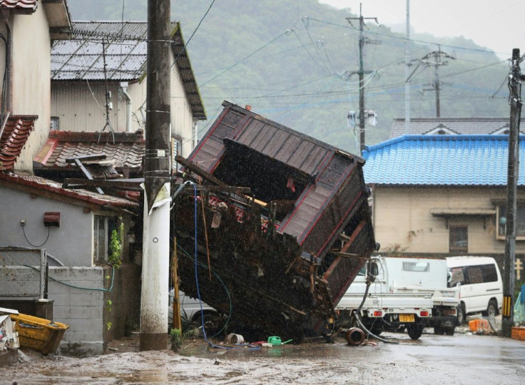 The rain caused damage across much of the Kyushu island
