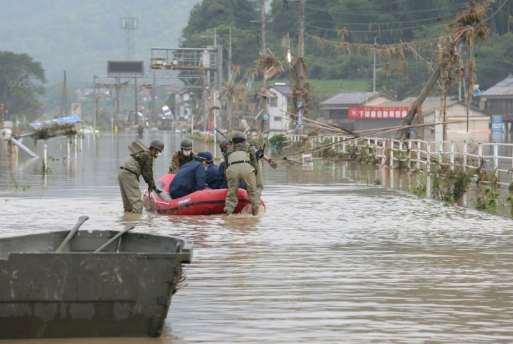 Raft was often the only way to reach stranded people