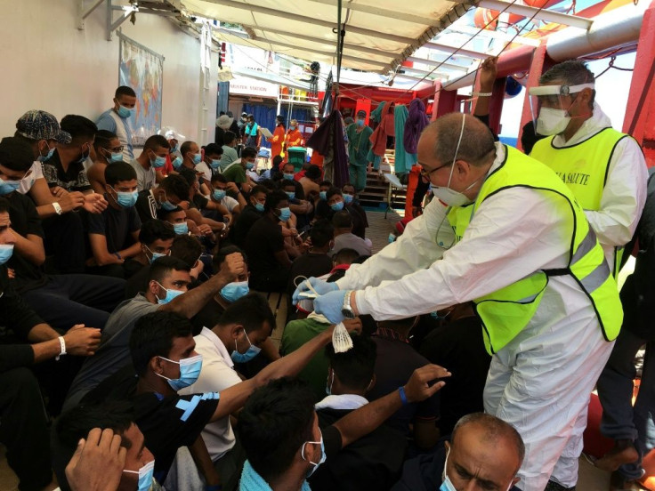 Seehofer was speaking soon after nearly 200 migrants were finally able to leave the Ocean Viking rescue ship and land in Sicily, after nine days stuck in the Mediterranean