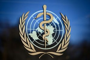 The United States has formally started its withdrawal from the World Health Organization, whose logo is seen here at its Geneva headquarters