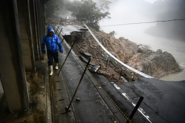 The rains have left conditions treacherous