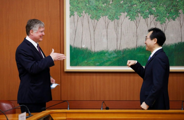 US Deputy Secretary of State Stephen Biegun met his South Korean counterpart Lee Do-hoon in Seoul