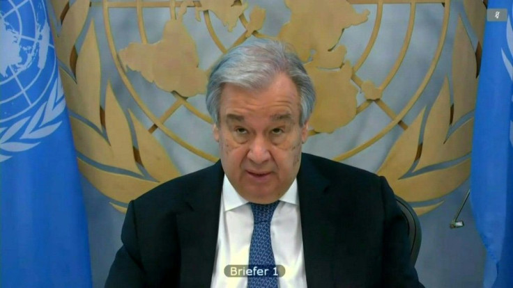 SOUNDBITEUN Secretary-General Antonio Guterres denounces "unprecedented" foreign interference in Libya, saying the conflict has "entered a new phase."
