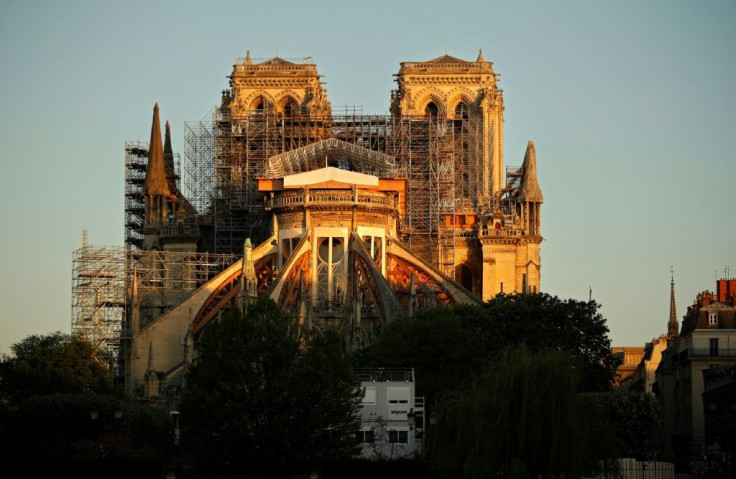 Notre-Dame was partly destroyed by fire in April last year