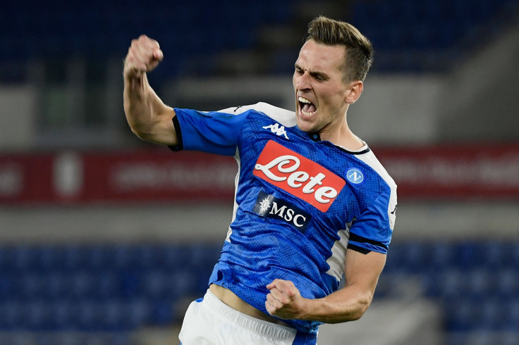 Napoli's Polish forward Arkadiusz Milik