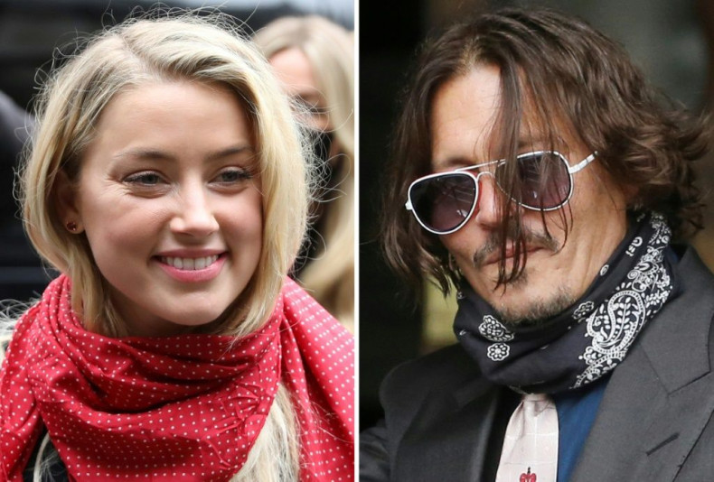 Amber Heard (L) and Johnny Depp met in 2011