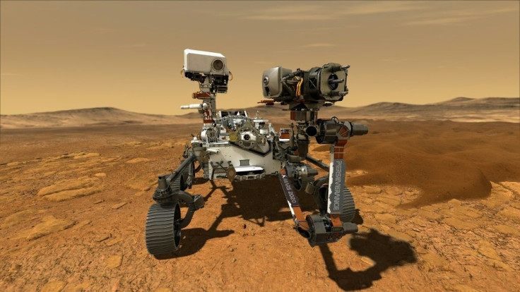 The Mars rover Perseverence will collect soil samples from the Red Planet