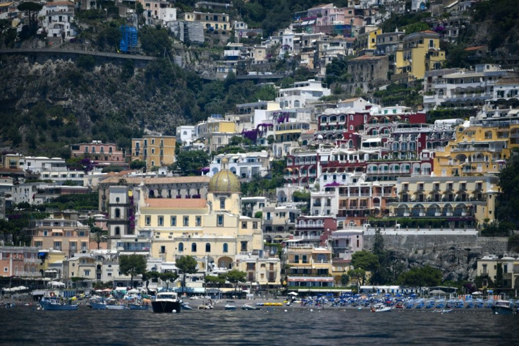 The village of Positano on the Amalfi coast has suffered a severe dip in tourism because of coronavirus